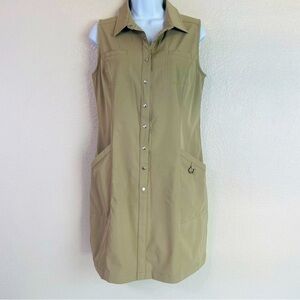 Daily Sports Khaki Athletic Golf Dress Size M